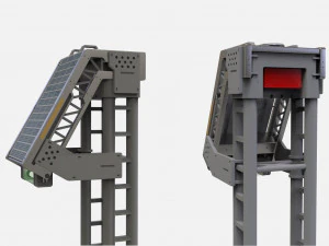 Science-Fiction-Stra&szlig;enbeleuchtung 13 3D Modell