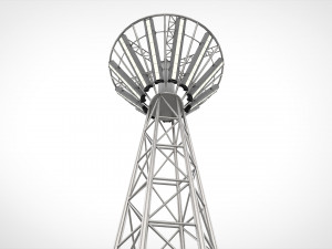 Sci fi street lighting 13 3D Модель