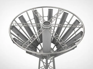 Science-Fiction-Stra&szlig;enbeleuchtung 13 3D Modell