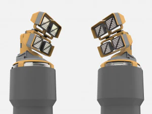 Science-Fiction-Stra&szlig;enbeleuchtung 13 3D Modell