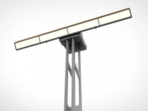 Science-Fiction-Stra&szlig;enbeleuchtung 13 3D Modell