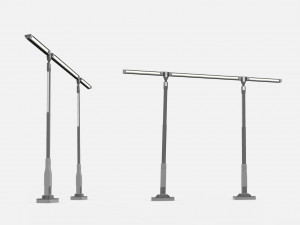 Sci fi street lighting 13 3D Модель