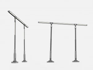 Science-Fiction-Stra&szlig;enbeleuchtung 13 3D Modell