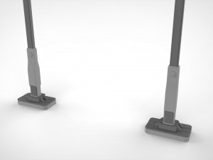 Sci fi street lighting 13 3D Модель