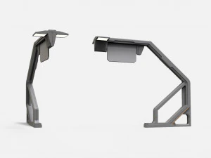 Science-Fiction-Stra&szlig;enbeleuchtung 13 3D Modell