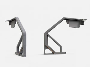 Science-Fiction-Stra&szlig;enbeleuchtung 13 3D Modell