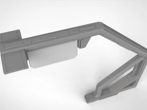 Science-Fiction-Stra&szlig;enbeleuchtung 13 3D Modell