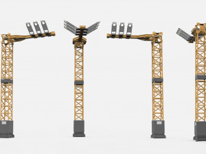 Sci fi Floodlight 12 3D 模型