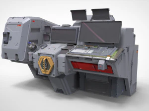 Terminal fiksi ilmiah 3 Model 3D