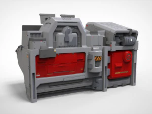 Terminal fiksi ilmiah 3 Model 3D