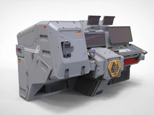 Terminal fiksi ilmiah 3 Model 3D