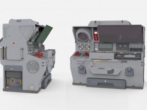 Sci fi terminal 3 Modèle 3D
