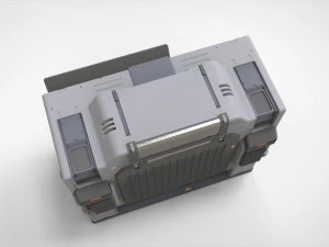 Terminal fiksi ilmiah 3 Model 3D