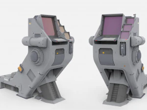 Terminal fiksi ilmiah 3 Model 3D