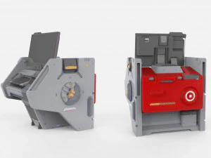 Terminal fiksi ilmiah 3 Model 3D