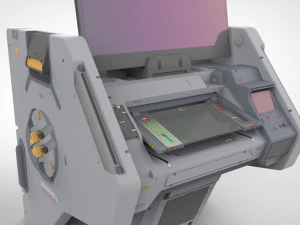 Terminal fiksi ilmiah 3 Model 3D