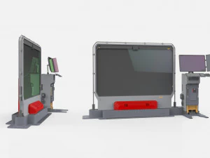 Terminal fiksi ilmiah 3 Model 3D