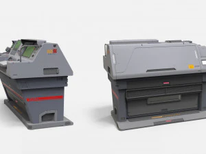 Terminal fiksi ilmiah 3 Model 3D