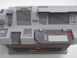 Terminal fiksi ilmiah 3 Model 3D