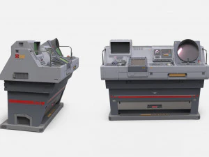 Terminal fiksi ilmiah 3 Model 3D