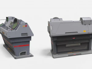 Terminal fiksi ilmiah 3 Model 3D