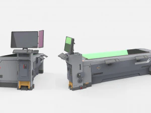 Terminal fiksi ilmiah 3 Model 3D