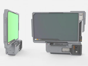 Terminal fiksi ilmiah 3 Model 3D