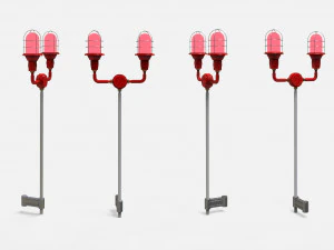 Signal lights 3D Model