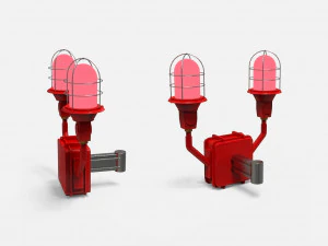 Signal lights 3D Model