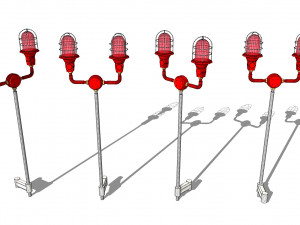 Signal lights Modello 3D