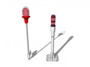Signal lights 3D Model
