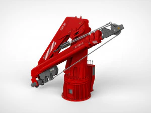 関節ブーム付き4トンマニピュレータークレーン 3Dモデル