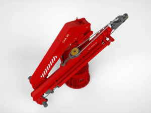 関節ブーム付き4トンマニピュレータークレーン 3Dモデル