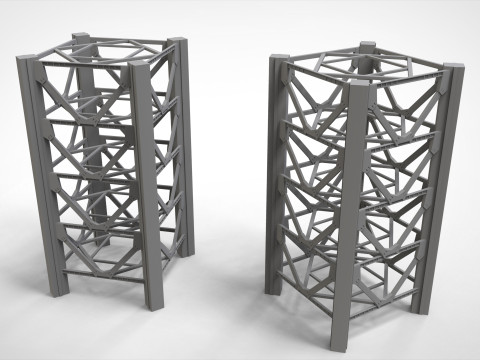 Sci-fi Architecture kitbash 42 Modèle 3D