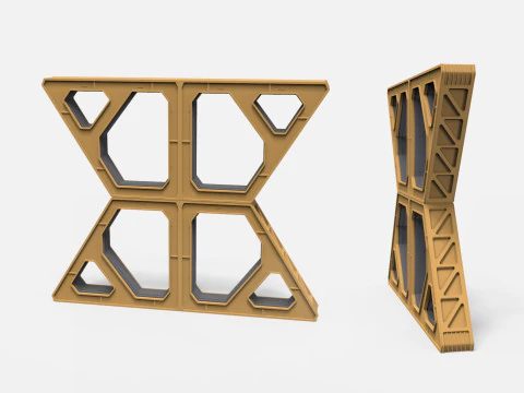Sci-fi Architecture kitbash 42 3D Model