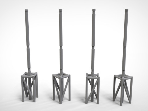 Sci-fi Architecture kitbash 42 Modèle 3D