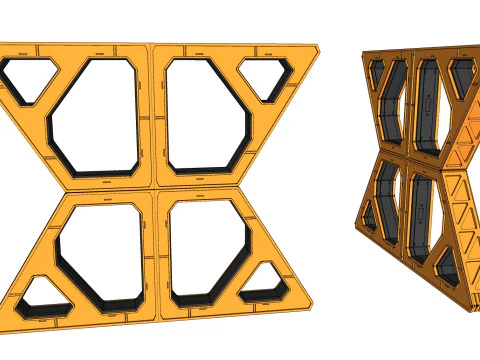 Sci-fi Architecture kitbash 42 3D Model