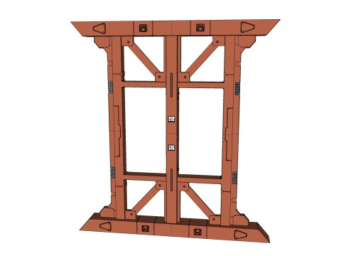 Sci-fi Architecture kitbash 42 3D Model