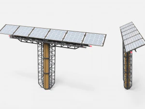 Sci-fi Architecture kitbash 43 3D Model