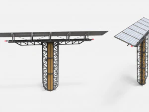 Sci-fi Architecture kitbash 43 3D Model