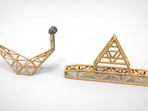 Sci-fi Architecture kitbash 43 3D Model