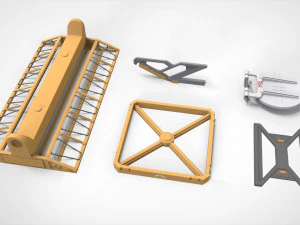 Sci-fi Architecture kitbash 43 3D Model