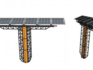 Sci-fi Architecture kitbash 43 3D Model