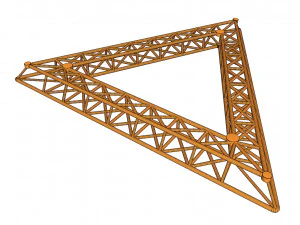 Sci-fi Architecture kitbash 43 3D Model