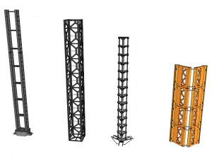 Sci-fi Architecture kitbash 43 3D Model