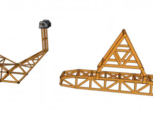 Sci-fi Architecture kitbash 43 3D Model