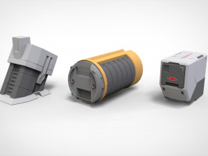 Sci-fi Architecture kitbash 44 3D Model