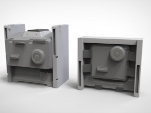 Sci-fi Architecture kitbash 44 3D Model
