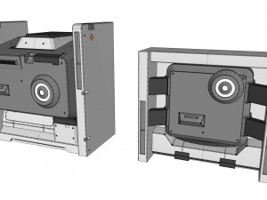 Sci-fi Architecture kitbash 44 3D Model
