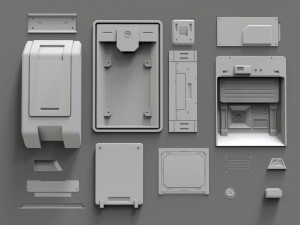 Sci fi trim sheets 2 3D 모델